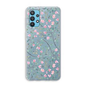 CaseCompany Sierlijke bloemen: Samsung Galaxy A32 4G Transparant Hoesje