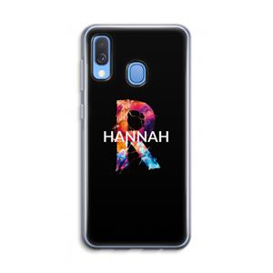 CaseCompany Abstract Spectrum: Samsung Galaxy A40 Transparant Hoesje