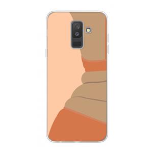 CaseCompany Bikini: Samsung Galaxy A6 Plus (2018) Transparant Hoesje