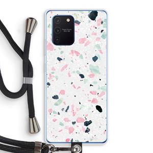 CaseCompany Terrazzo N°3: Samsung Galaxy Note 10 Lite Transparant Hoesje met koord