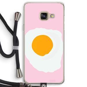 CaseCompany Sunny side up: Samsung Galaxy A3 (2016) Transparant Hoesje met koord