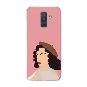 CaseCompany Confidence: Samsung Galaxy A6 Plus (2018) Transparant Hoesje