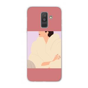 CaseCompany Cosy: Samsung Galaxy A6 Plus (2018) Transparant Hoesje