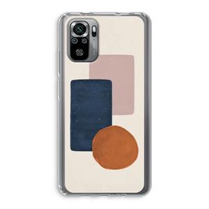 CaseCompany Geo #3: Xiaomi Redmi Note 10S Transparant Hoesje