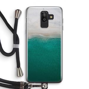CaseCompany Stranded: Samsung Galaxy J8 (2018) Transparant Hoesje met koord