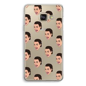 CaseCompany Ugly Cry Call: Samsung A3 (2017) Transparant Hoesje