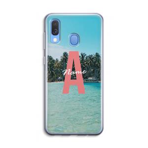 CaseCompany Pacific Dream: Samsung Galaxy A40 Transparant Hoesje