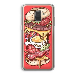 CaseCompany Diet Coke Please: Samsung Galaxy A8 (2018) Transparant Hoesje