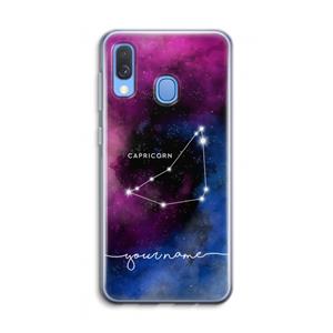 CaseCompany Sterrenbeeld - Donker: Samsung Galaxy A40 Transparant Hoesje