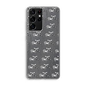 CaseCompany Makis: Samsung Galaxy S21 Ultra Transparant Hoesje