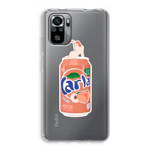 CaseCompany S(peach)less: Xiaomi Redmi Note 10S Transparant Hoesje