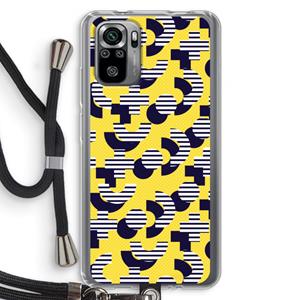 CaseCompany 8-bit N°3: Xiaomi Redmi Note 10S Transparant Hoesje met koord