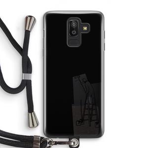 CaseCompany Musketon Painter: Samsung Galaxy J8 (2018) Transparant Hoesje met koord