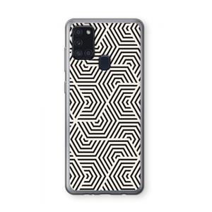 CaseCompany Magic pattern: Samsung Galaxy A21s Transparant Hoesje