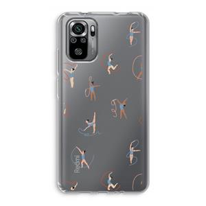 CaseCompany Dancing #3: Xiaomi Redmi Note 10S Transparant Hoesje