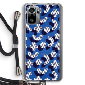 CaseCompany 8-bit N°5: Xiaomi Redmi Note 10S Transparant Hoesje met koord