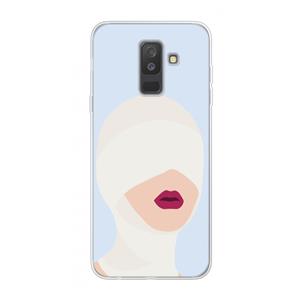 CaseCompany Incognito: Samsung Galaxy A6 Plus (2018) Transparant Hoesje