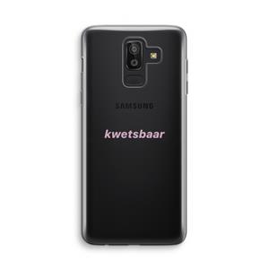 CaseCompany kwetsbaar: Samsung Galaxy J8 (2018) Transparant Hoesje