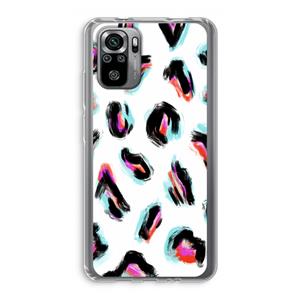 CaseCompany Cheetah color: Xiaomi Redmi Note 10S Transparant Hoesje