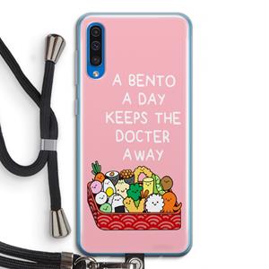 CaseCompany Bento a day: Samsung Galaxy A50 Transparant Hoesje met koord