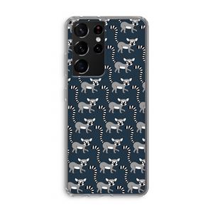 CaseCompany Makis: Samsung Galaxy S21 Ultra Transparant Hoesje