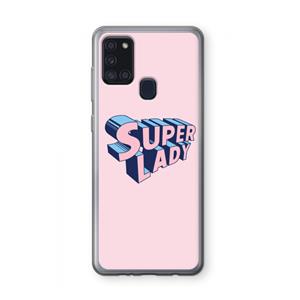 CaseCompany Superlady: Samsung Galaxy A21s Transparant Hoesje