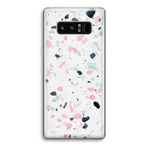 CaseCompany Terrazzo N°3: Samsung Galaxy Note 8 Transparant Hoesje