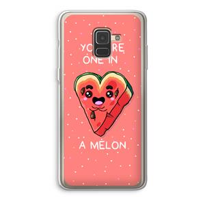 CaseCompany One In A Melon: Samsung Galaxy A8 (2018) Transparant Hoesje