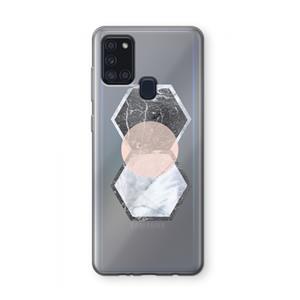 CaseCompany Creatieve toets: Samsung Galaxy A21s Transparant Hoesje