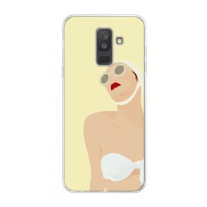 CaseCompany Summer: Samsung Galaxy A6 Plus (2018) Transparant Hoesje