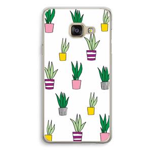 CaseCompany Sanseveria: Samsung A3 (2017) Transparant Hoesje