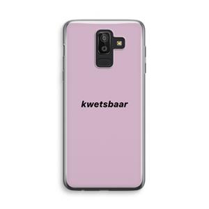 CaseCompany kwetsbaar: Samsung Galaxy J8 (2018) Transparant Hoesje