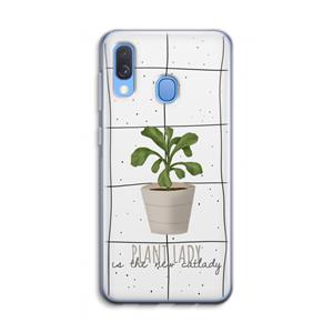 CaseCompany Kamerplant op vensterruit: Samsung Galaxy A40 Transparant Hoesje
