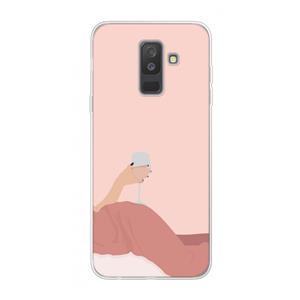 CaseCompany Wine: Samsung Galaxy A6 Plus (2018) Transparant Hoesje
