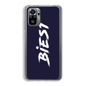 CaseCompany Biest: Xiaomi Redmi Note 10S Transparant Hoesje