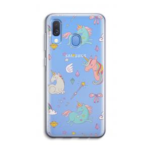 CaseCompany Fantasiewereld: Samsung Galaxy A40 Transparant Hoesje