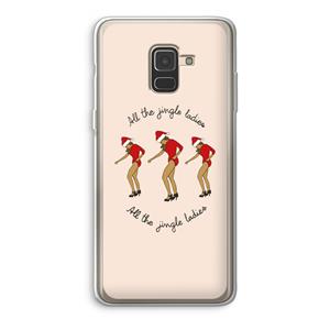 CaseCompany Jingle Ladies: Samsung Galaxy A8 (2018) Transparant Hoesje
