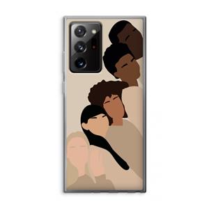 CaseCompany Sweet creatures: Samsung Galaxy Note 20 Ultra / Note 20 Ultra 5G Transparant Hoesje