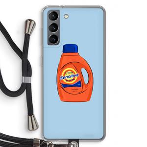 CaseCompany Ultra Sensitive: Samsung Galaxy S21 Transparant Hoesje met koord