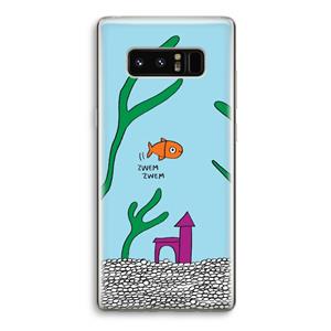 CaseCompany Aquarium: Samsung Galaxy Note 8 Transparant Hoesje