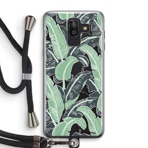 CaseCompany This Sh*t Is Bananas: Samsung Galaxy J8 (2018) Transparant Hoesje met koord