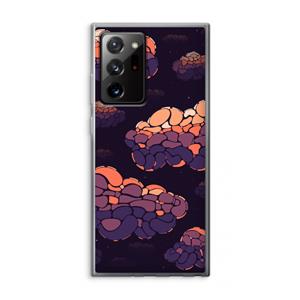 CaseCompany Patroon Wolken: Samsung Galaxy Note 20 Ultra / Note 20 Ultra 5G Transparant Hoesje