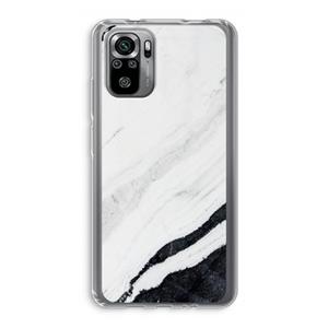 CaseCompany Elegante marmer: Xiaomi Redmi Note 10S Transparant Hoesje