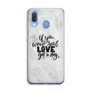 CaseCompany Partner in crime: Samsung Galaxy A40 Transparant Hoesje