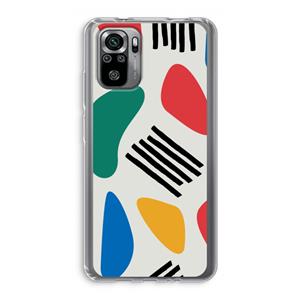 CaseCompany Illustratieve pop 1: Xiaomi Redmi Note 10S Transparant Hoesje
