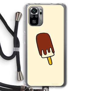 CaseCompany Frisco: Xiaomi Redmi Note 10S Transparant Hoesje met koord