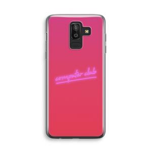 CaseCompany Vice Glow: Samsung Galaxy J8 (2018) Transparant Hoesje