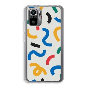 CaseCompany Illustratieve pop 2: Xiaomi Redmi Note 10S Transparant Hoesje