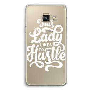 CaseCompany Hustle Lady: Samsung A3 (2017) Transparant Hoesje