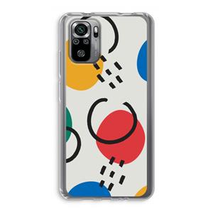 CaseCompany Illustratieve pop 3: Xiaomi Redmi Note 10S Transparant Hoesje